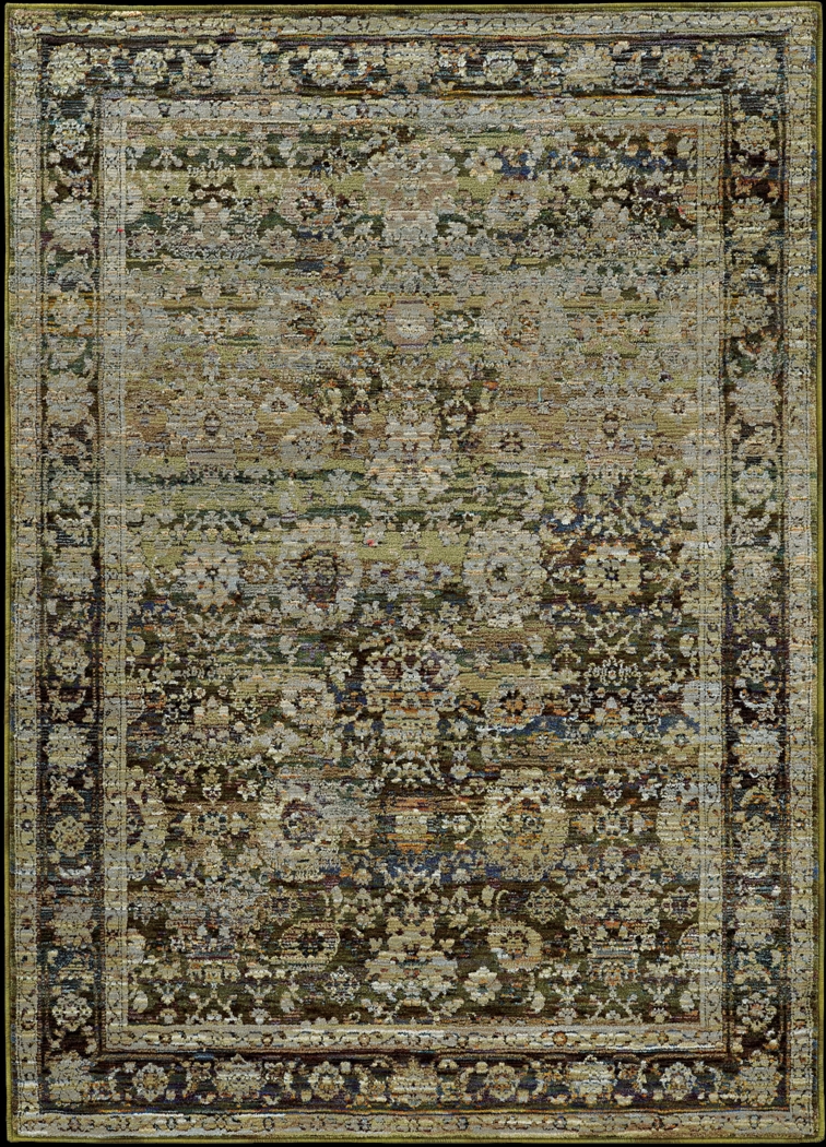 Waldrop Green 7'10 x 10'10 Rug - Thumbnail - Image 1