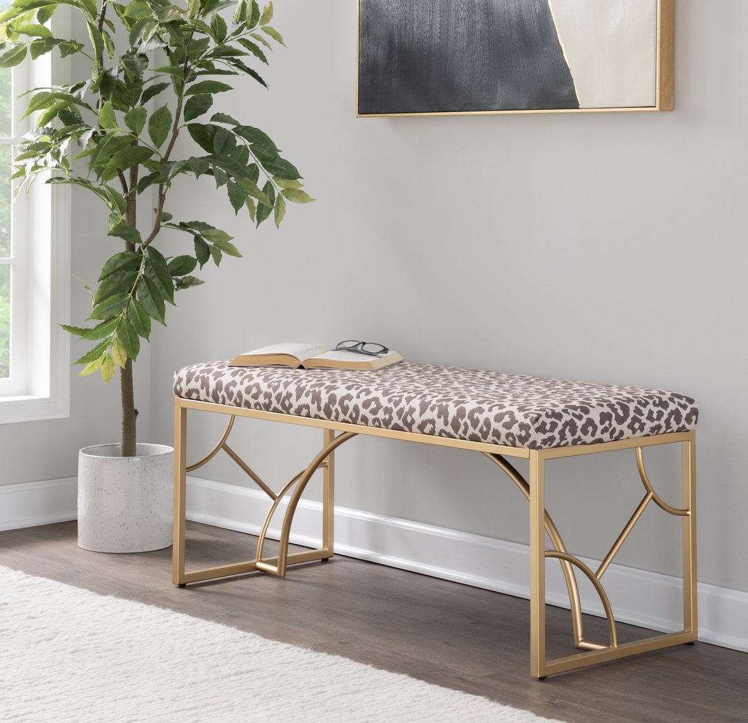 Waldroup I Beige Bench - Thumbnail - Image 2