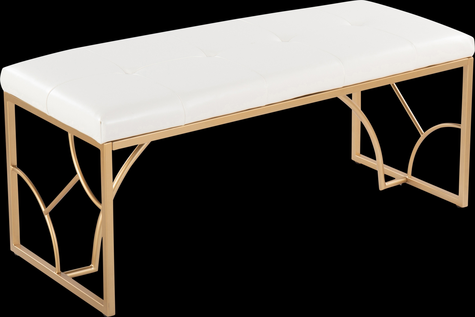 Waldroup I White Bench - Thumbnail - Image 1