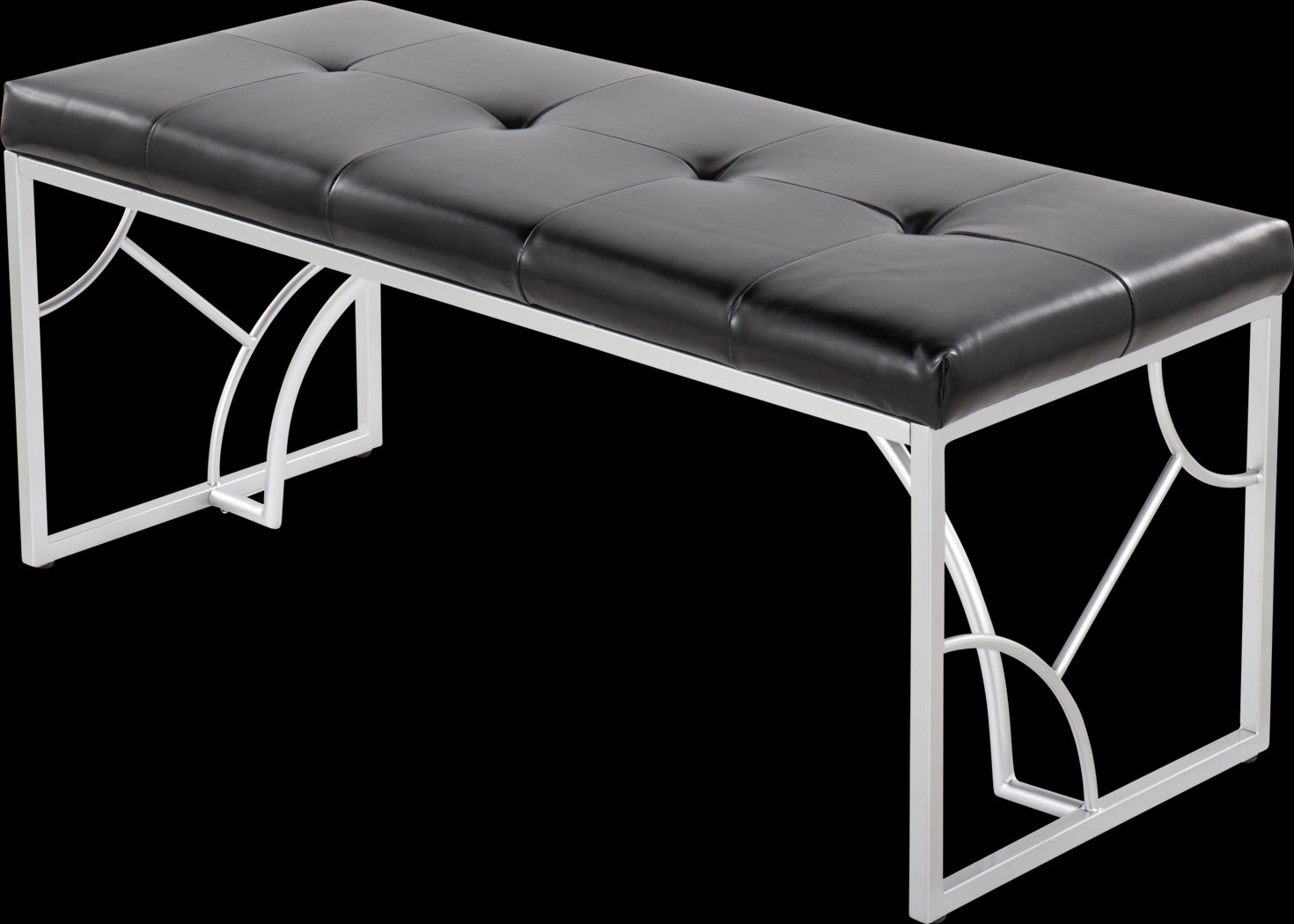 Waldroup II Black Bench - Thumbnail - Image 2