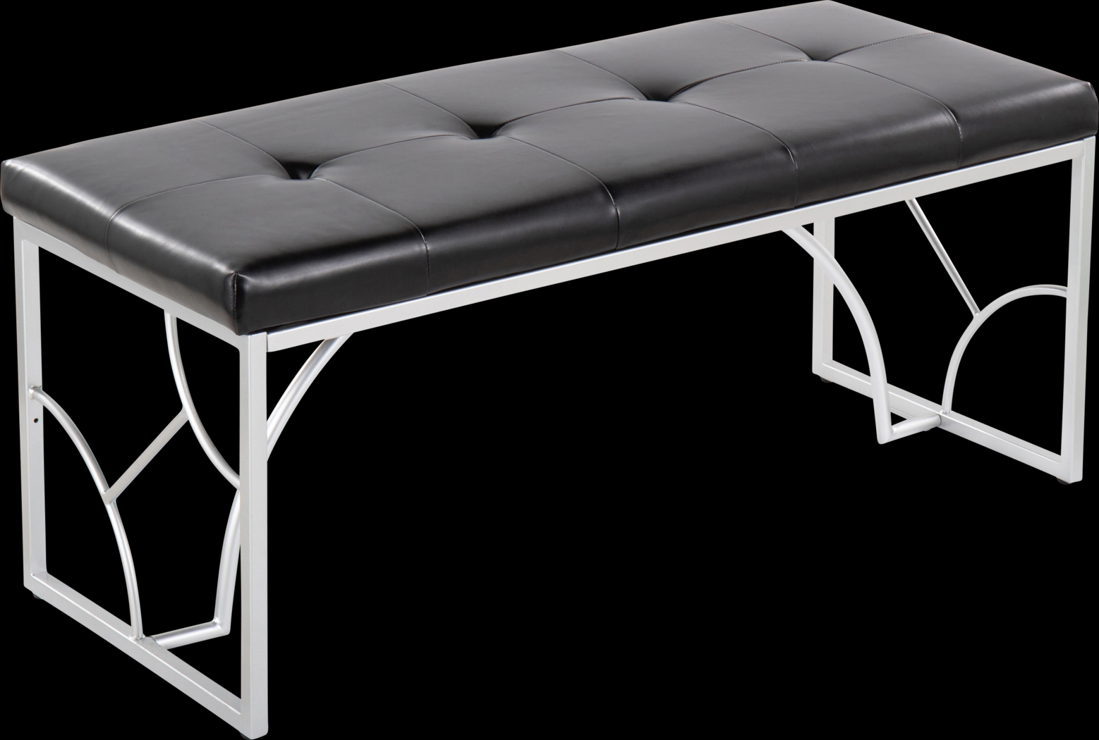 Waldroup II Black Bench - Thumbnail - Image 1