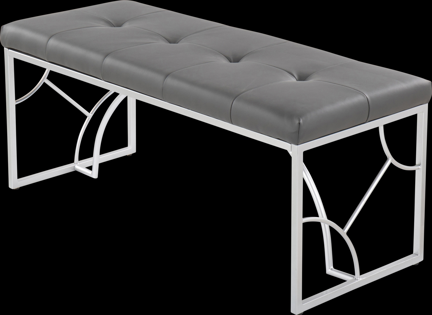 Waldroup II Dark Gray Bench - Thumbnail - Image 4