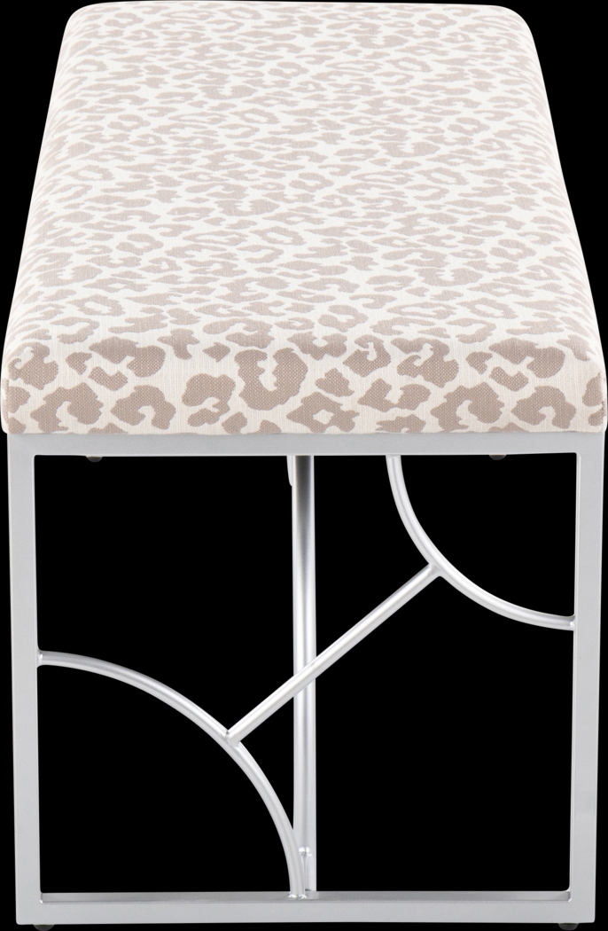 Waldroup II Light Gray Bench - Thumbnail - Image 5