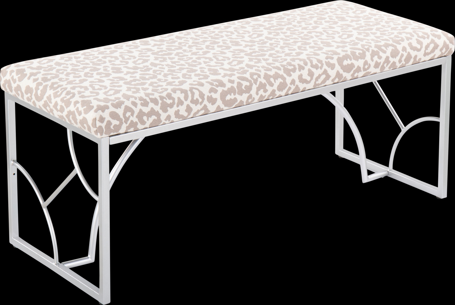 Waldroup II Light Gray Bench - Thumbnail - Image 1