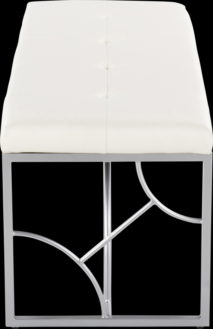 Waldroup II White Bench - Thumbnail - Image 5