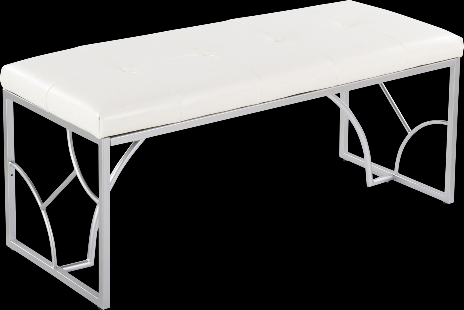 Waldroup II White Bench - Thumbnail - Image 1