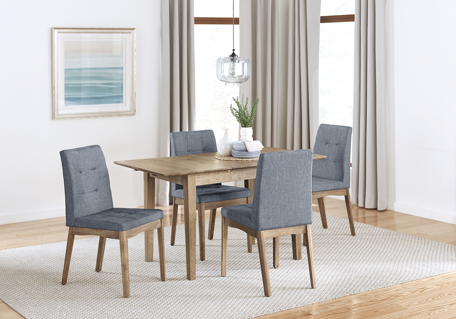 Waleswood Gray Dining Chair, Set of 2 - Thumbnail - Image 2