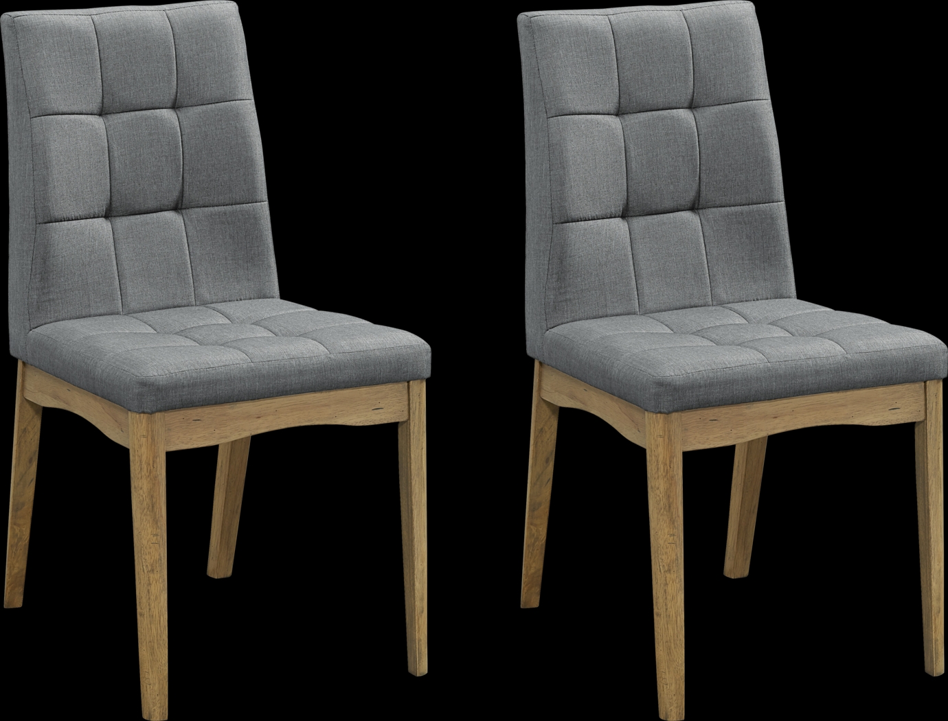 Waleswood Gray Dining Chair, Set of 2 - Thumbnail - Image 1