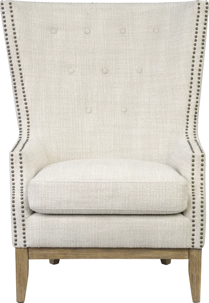 Walford White Accent Chair - Thumbnail - Image 2