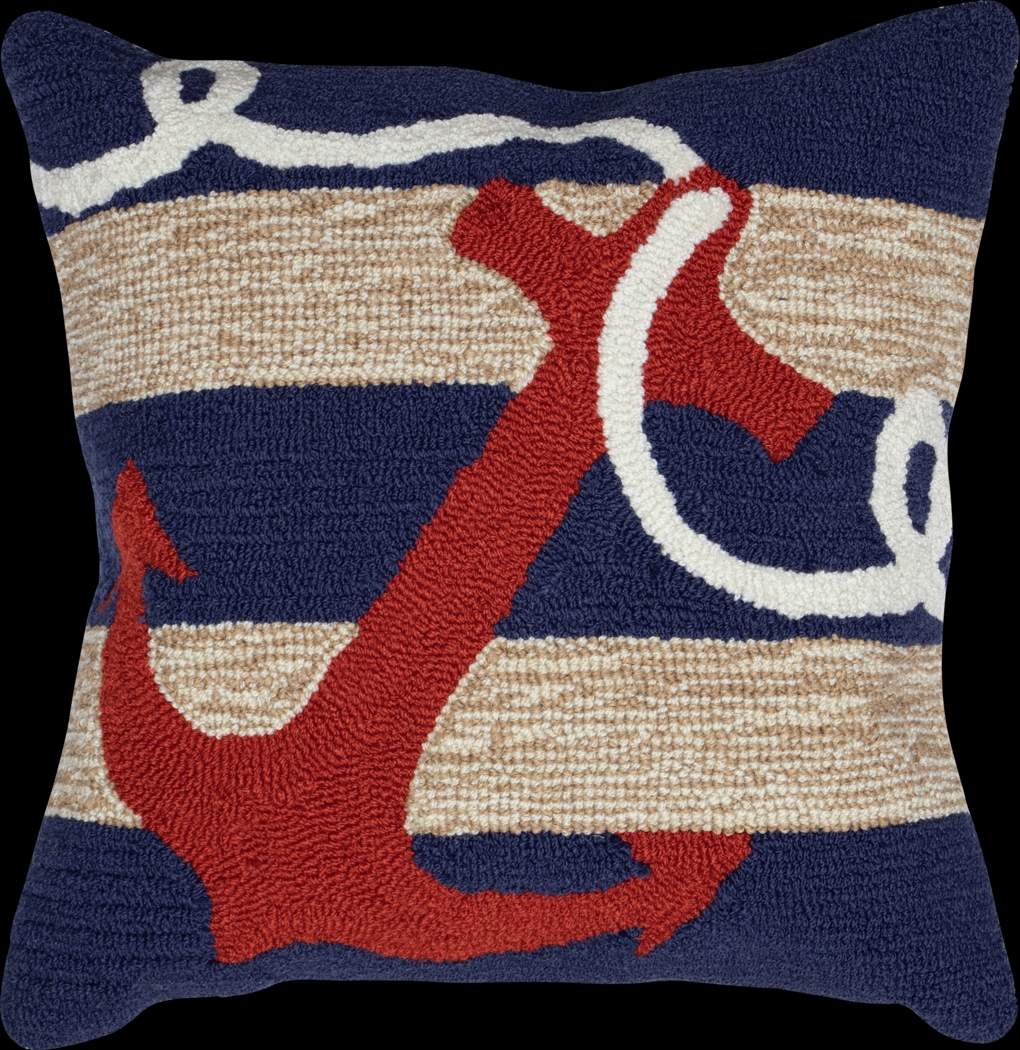 Walgrave Navy Indoor/Outdoor Accent Pillow - Thumbnail - Image 1
