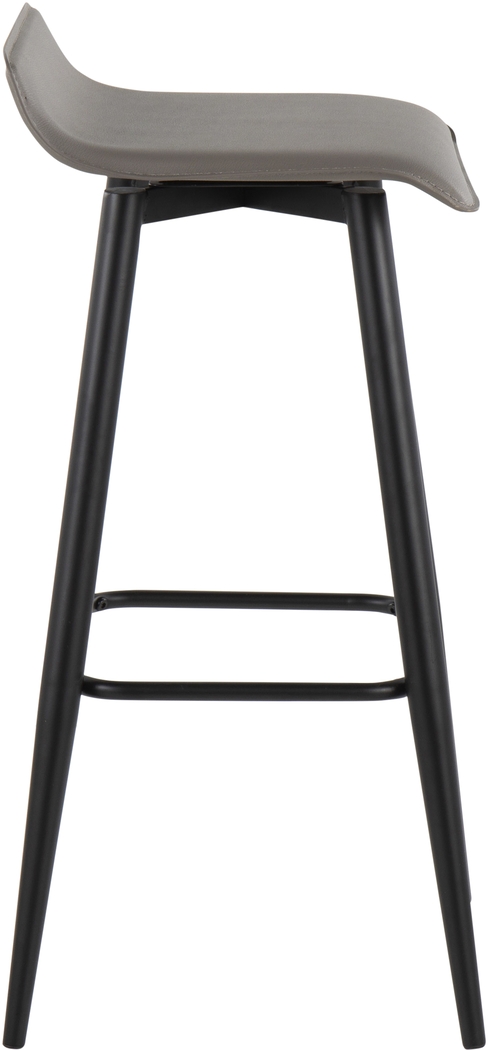 Walhill Gray Barstool, Set of 2 - Thumbnail - Image 3