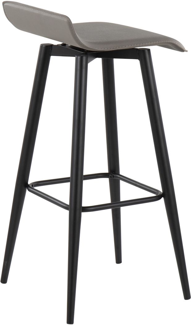 Walhill Gray Barstool, Set of 2 - Thumbnail - Image 4