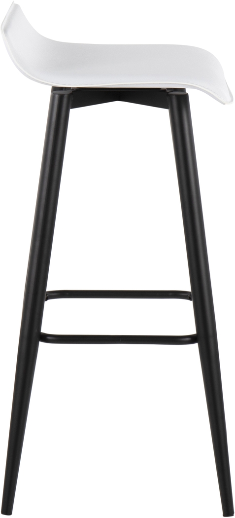 Walhill White Barstool, Set of 2 - Thumbnail - Image 3