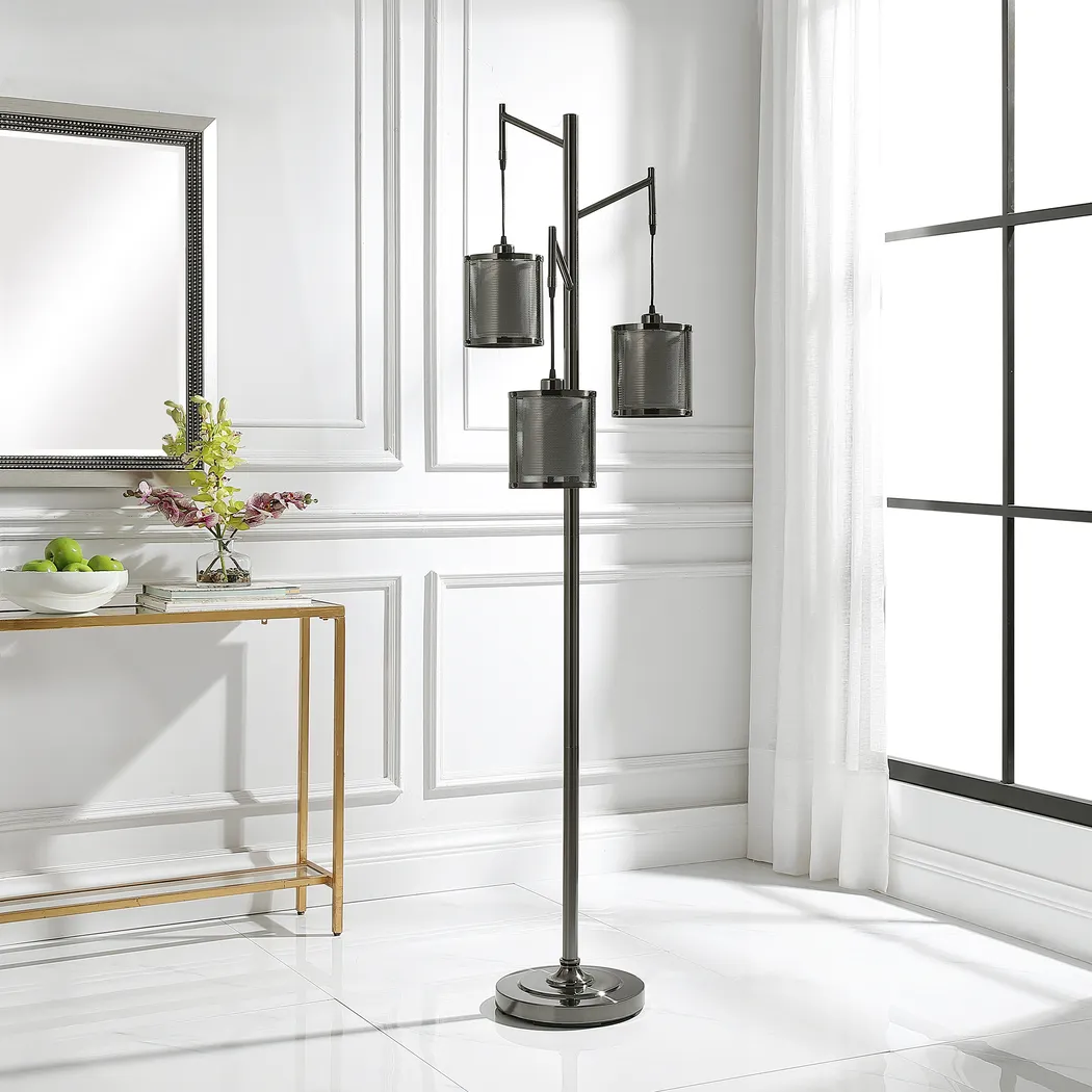 Walke Hills Nickel Floor Lamp - Thumbnail - Image 5