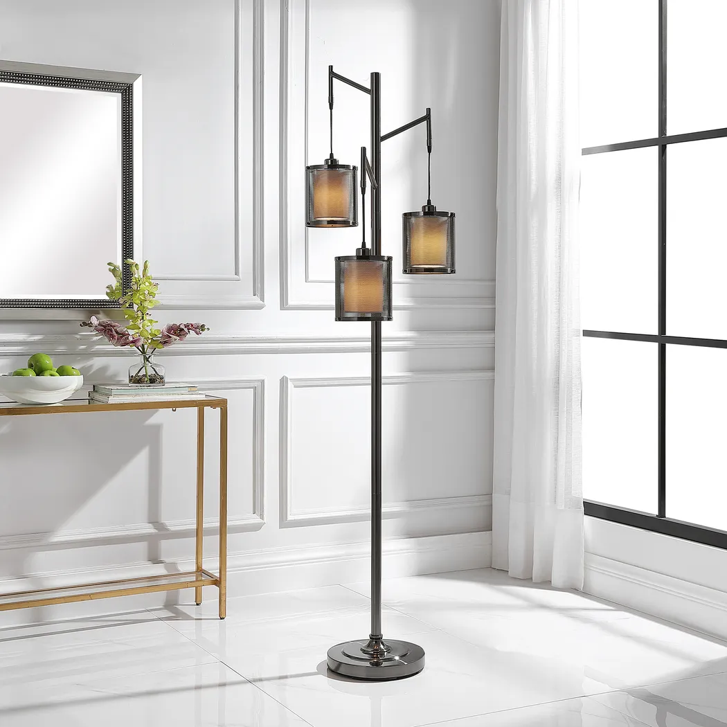 Walke Hills Nickel Floor Lamp - Thumbnail - Image 6