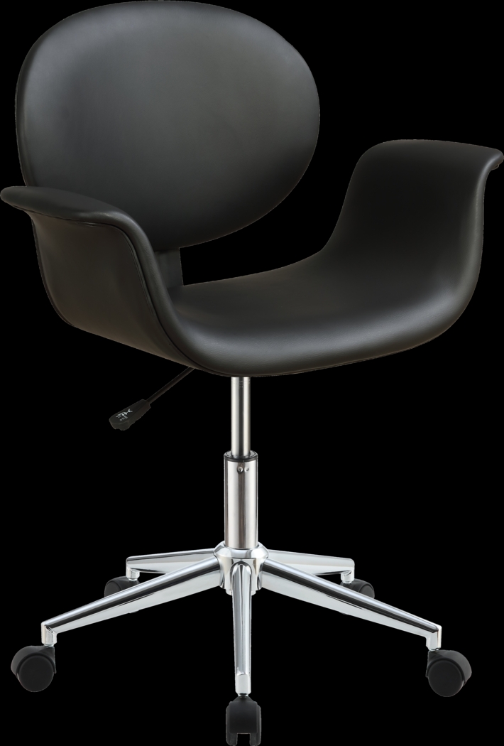 Walken Black Desk Chair - Thumbnail - Image 1