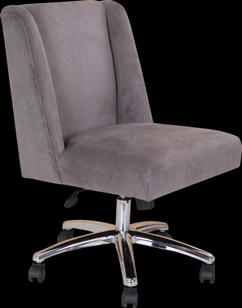 Walkerville Charcoal Desk Chair - Thumbnail - Image 1