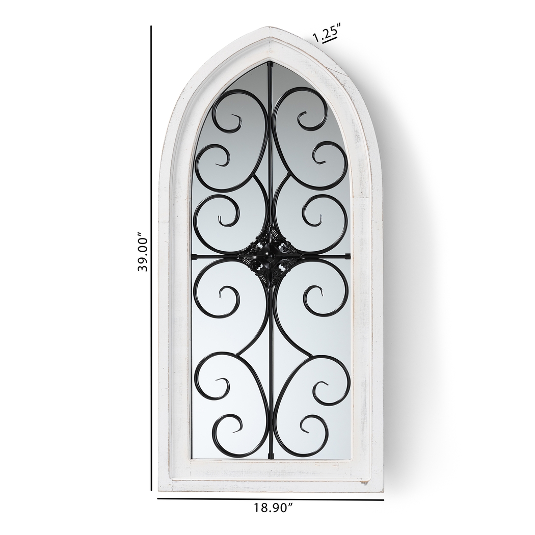 Wallabout White Wall Mirror - Thumbnail - Image 4