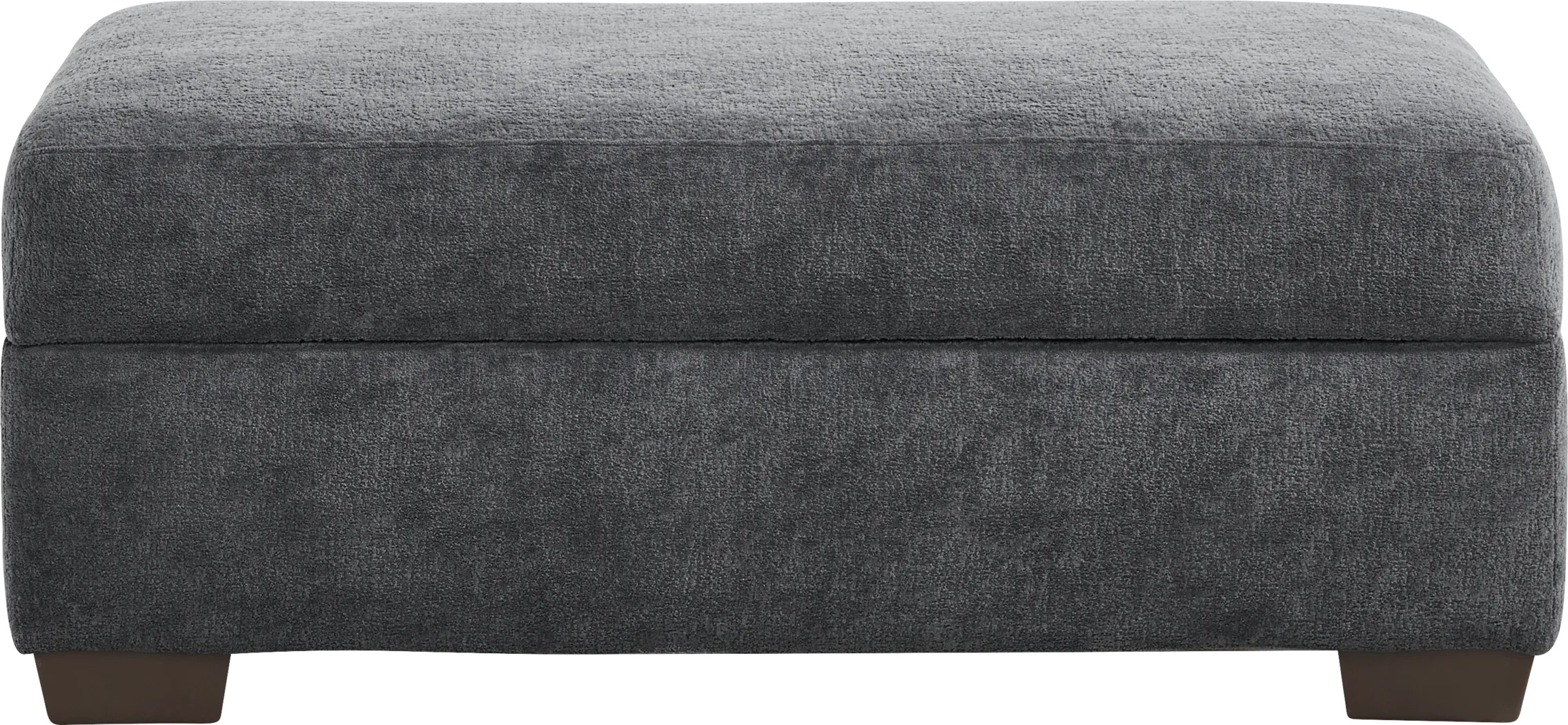 Wallace Gray Storage Ottoman - Thumbnail - Image 3