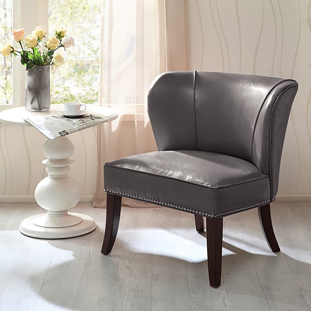 Wallach Gray Armless Accent Chair - Thumbnail - Image 2