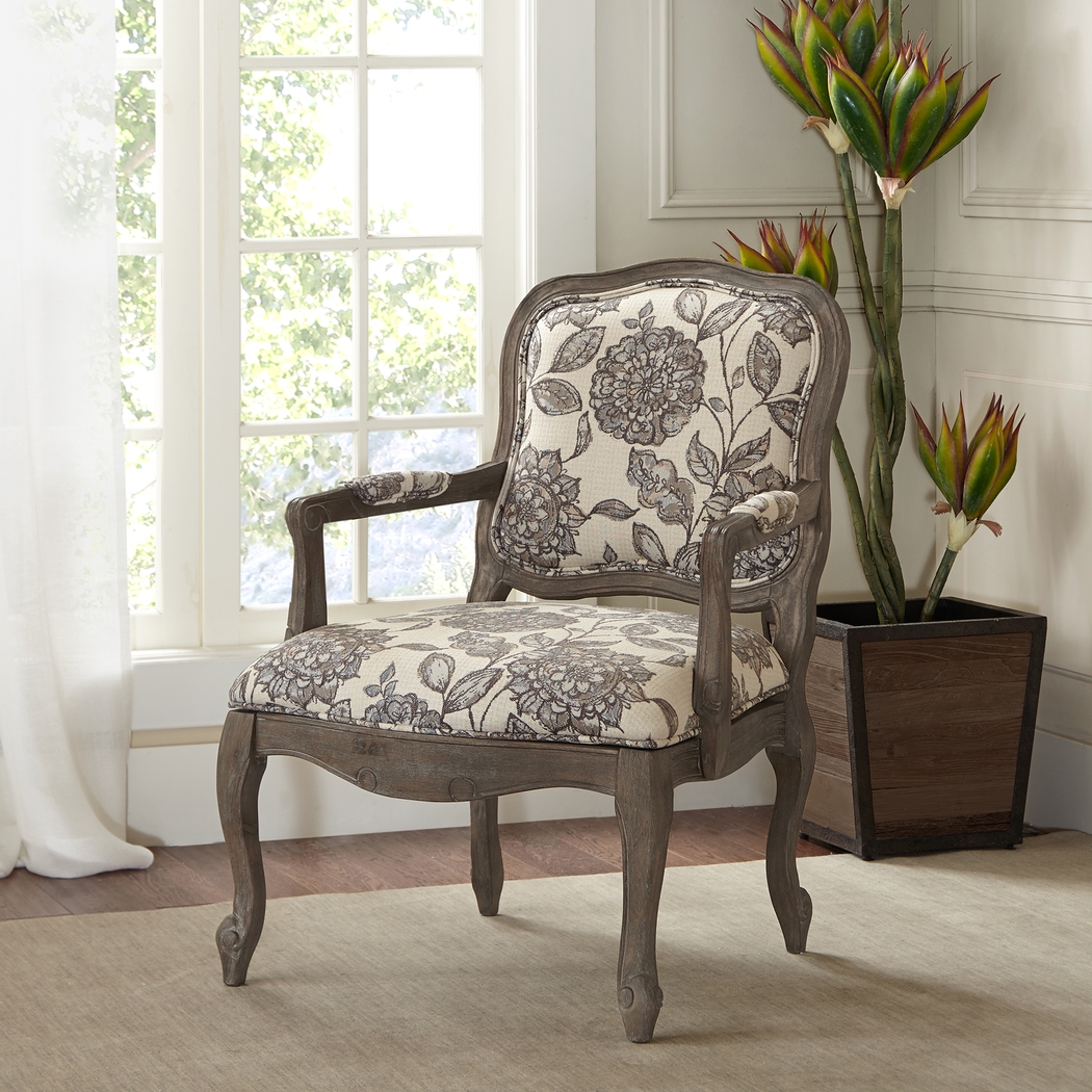 Wallaston Gray Accent Chair - Thumbnail - Image 5