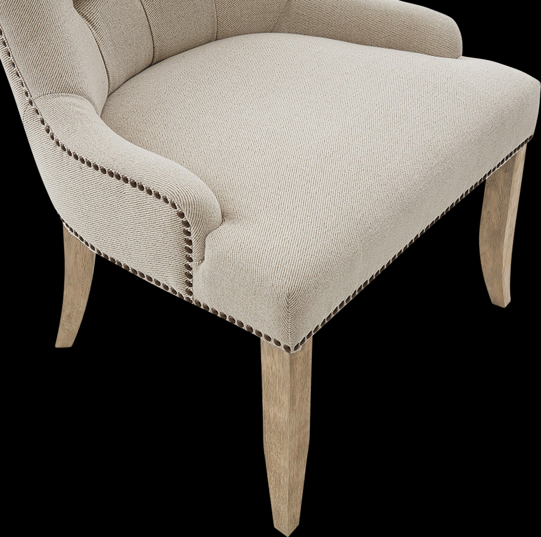 Wallbridge Beige Accent Chair - Thumbnail - Image 4
