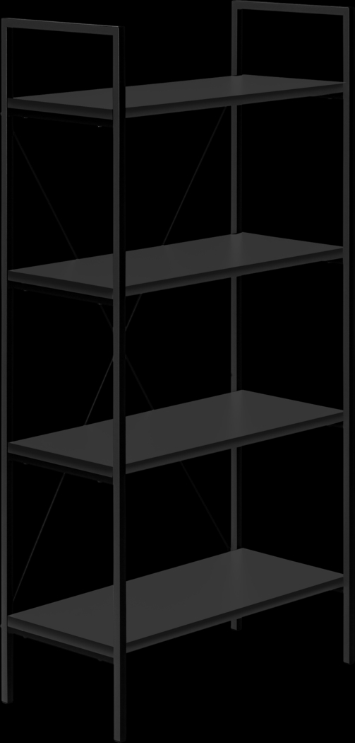 Wallcraft Black Bookcase - Thumbnail - Image 4