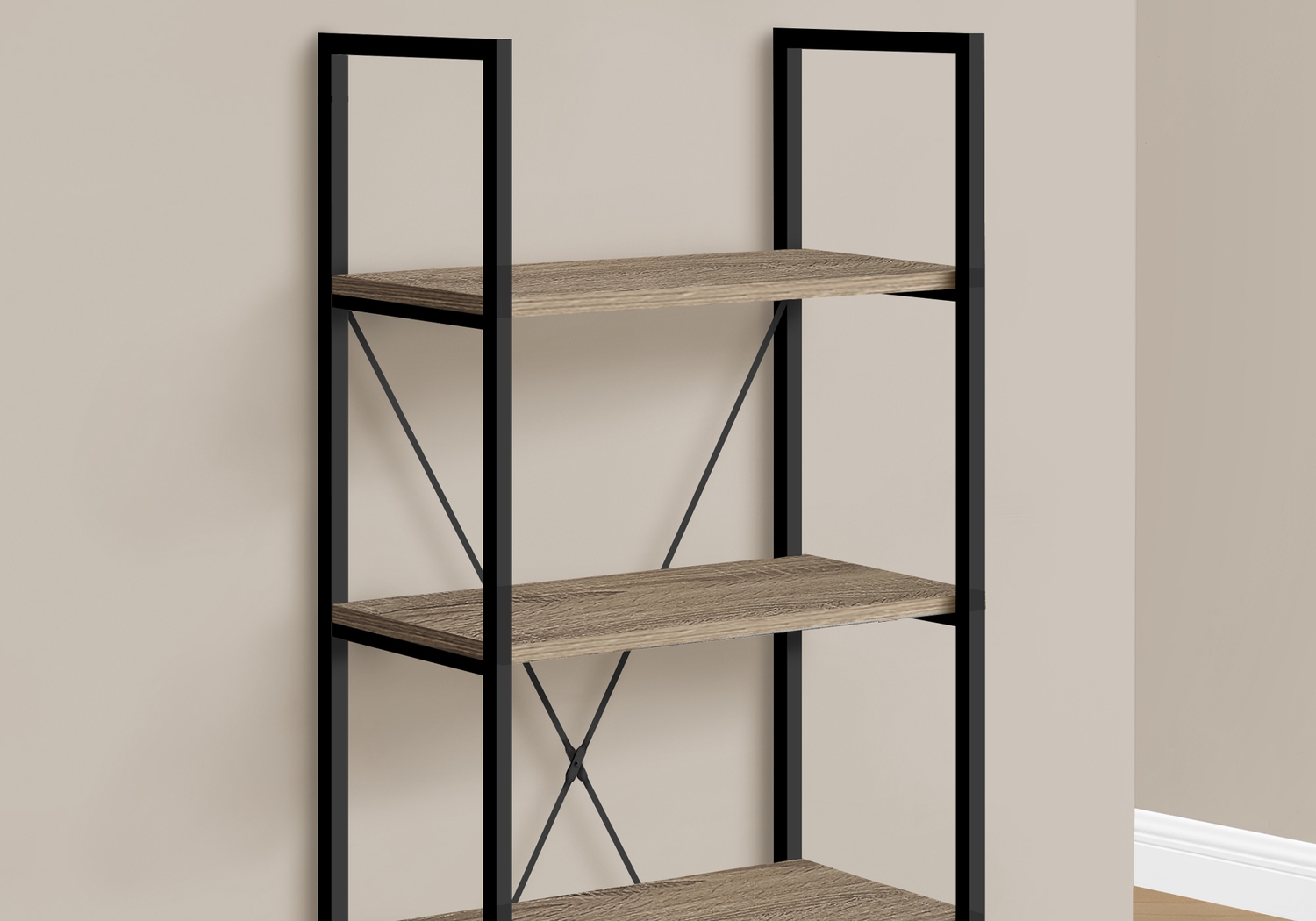 Wallcraft Taupe Bookcase - Thumbnail - Image 3
