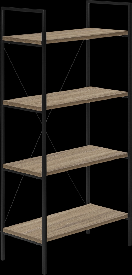 Wallcraft Taupe Bookcase - Thumbnail - Image 4