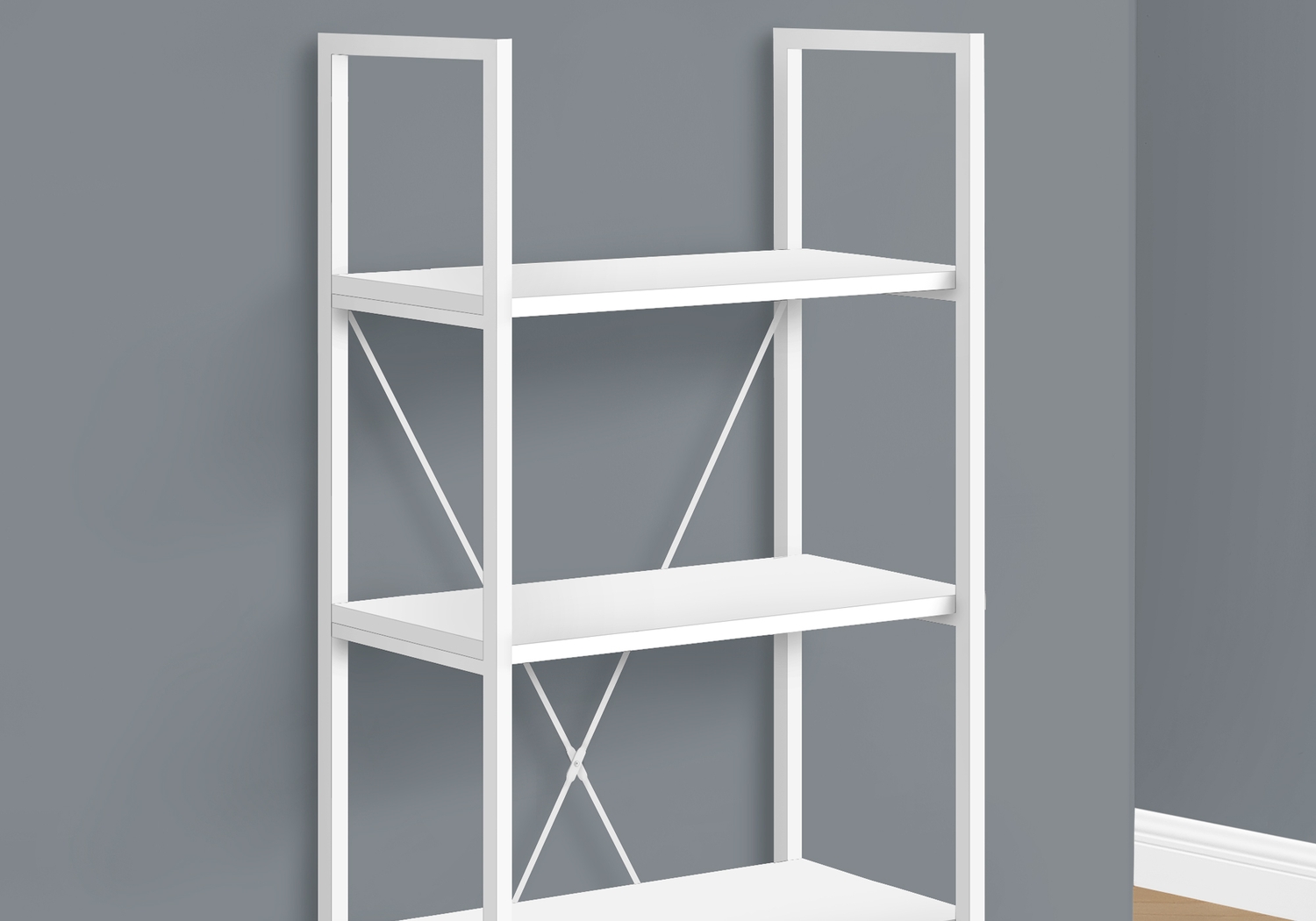 Wallcraft White Bookcase - Thumbnail - Image 3