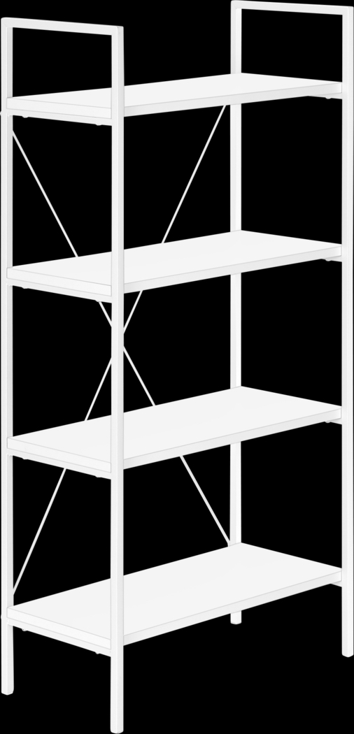 Wallcraft White Bookcase - Thumbnail - Image 4