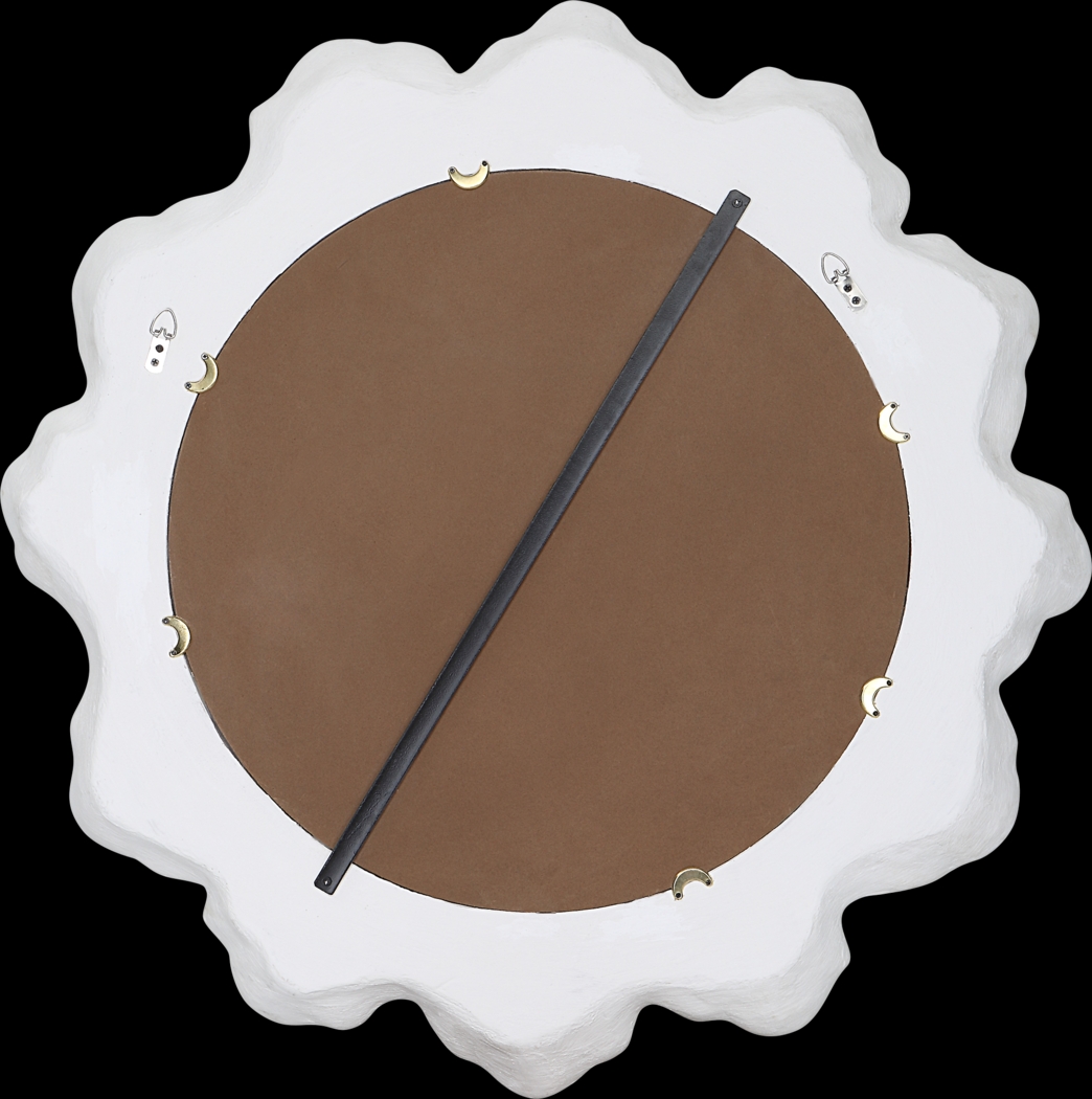 Walldron White Wall Mirror - Thumbnail - Image 5