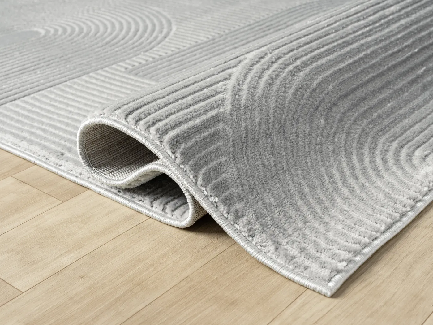 Wallis Gray 5' x 7' Rug - Thumbnail - Image 2
