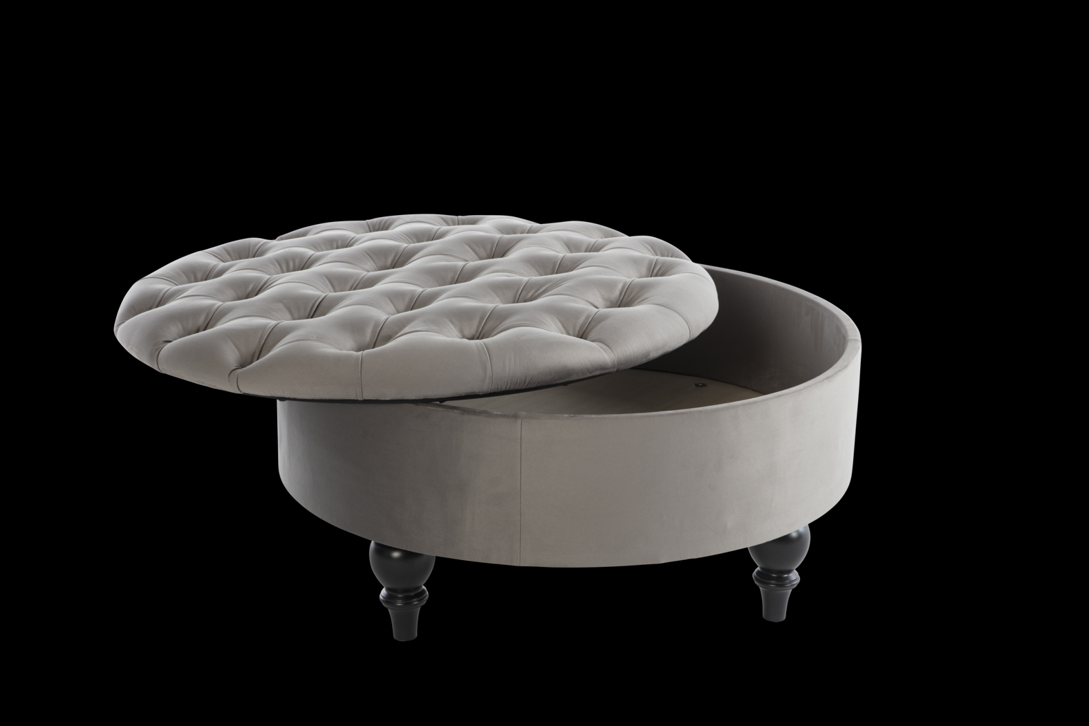 Walport Gray Accent Ottoman - Thumbnail - Image 2