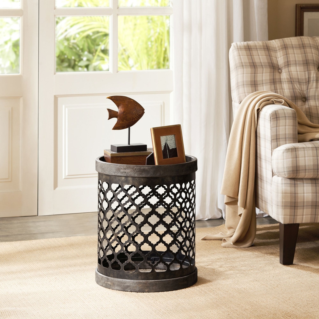Walsa Gray Accent Table - Thumbnail - Image 2