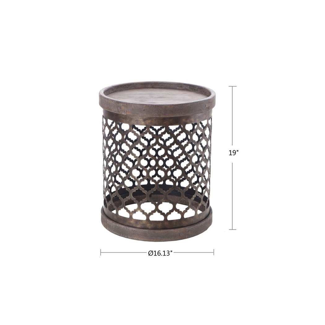Walsa Gray Accent Table - Thumbnail - Image 3