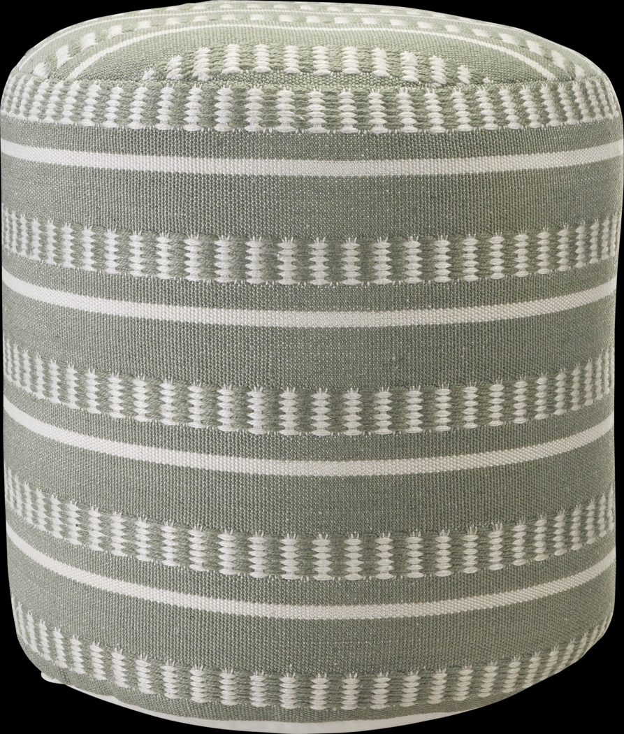 Walshaw Green Indoor/Outdoor Pouf - Thumbnail - Image 1