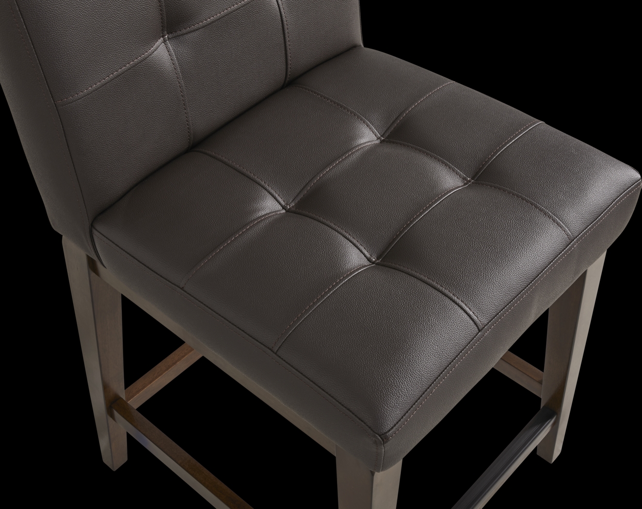 Walstead Place Brown 6 Pc Counter Height Dining Room with Brown Bench and Barstools - Thumbnail - Image 10