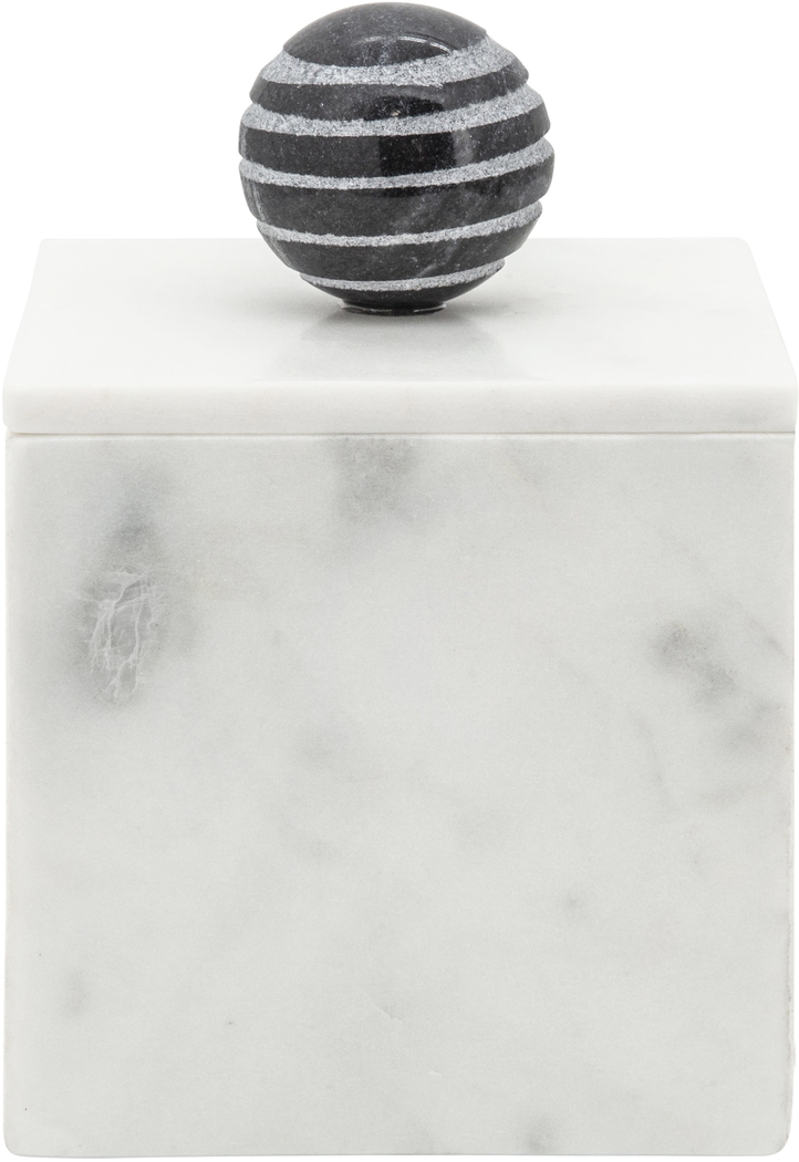 Wampold White Large Decorative Box - Thumbnail - Image 3