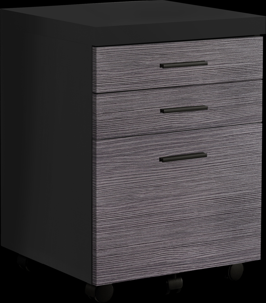 Wampton Black File Cabinet - Thumbnail - Image 1
