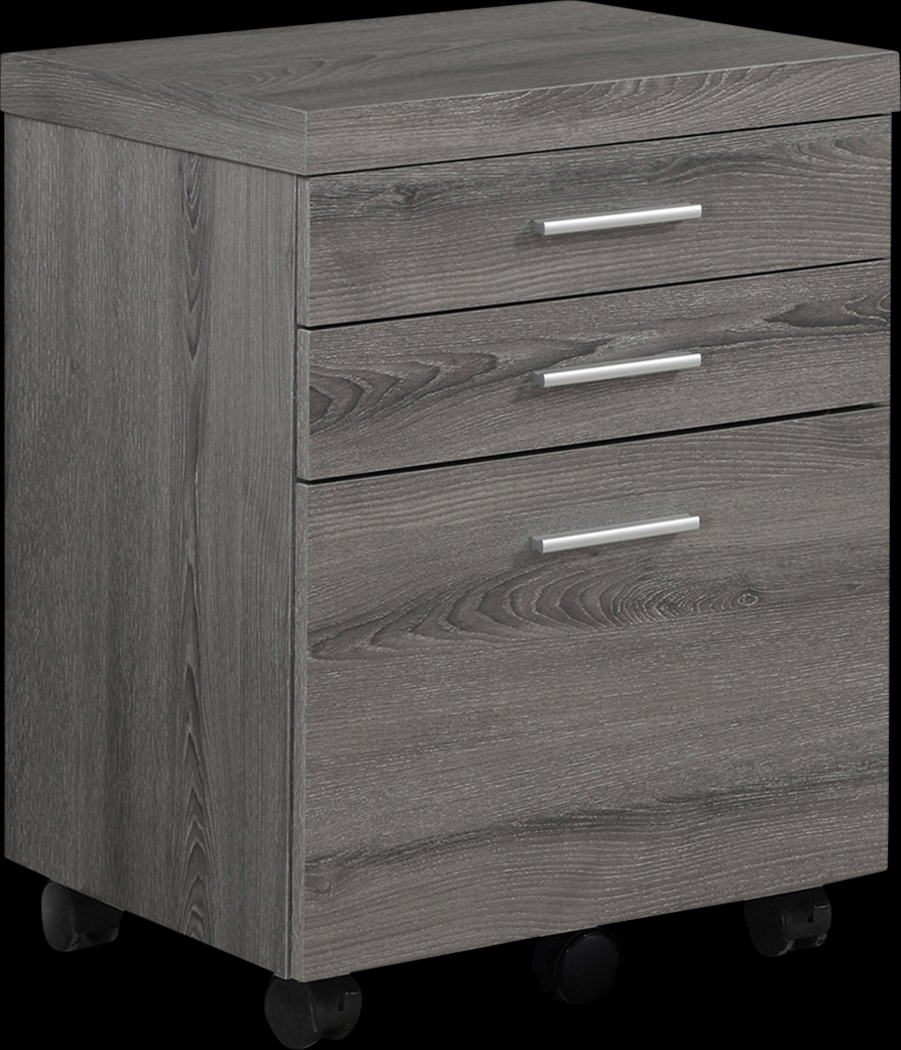 Wampton Taupe File Cabinet - Thumbnail - Image 1
