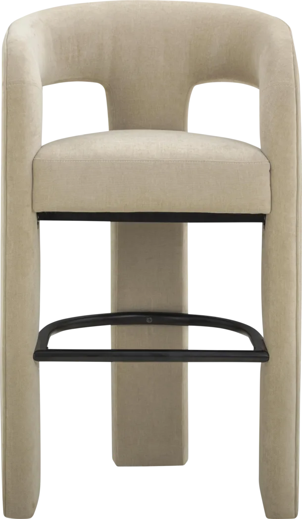 Wanaao Beige Barstool - Thumbnail - Image 2