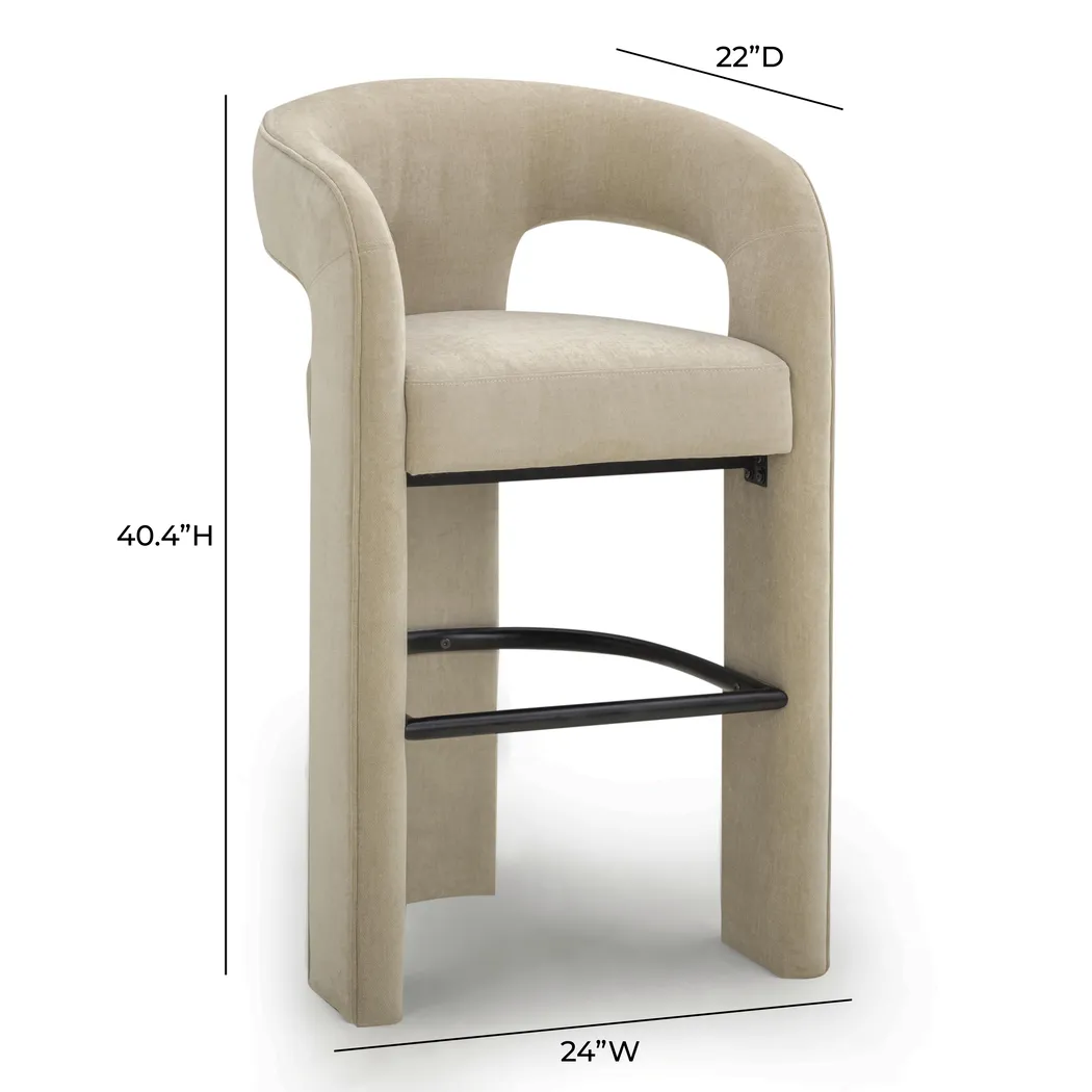 Wanaao Beige Barstool - Thumbnail - Image 5