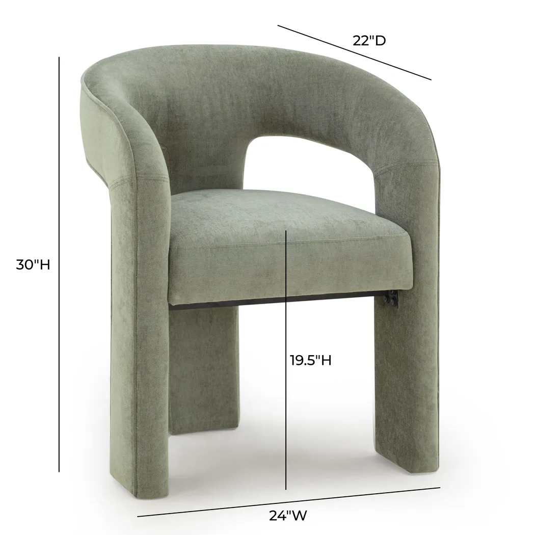 Wanaao Green Arm Chair - Thumbnail - Image 6