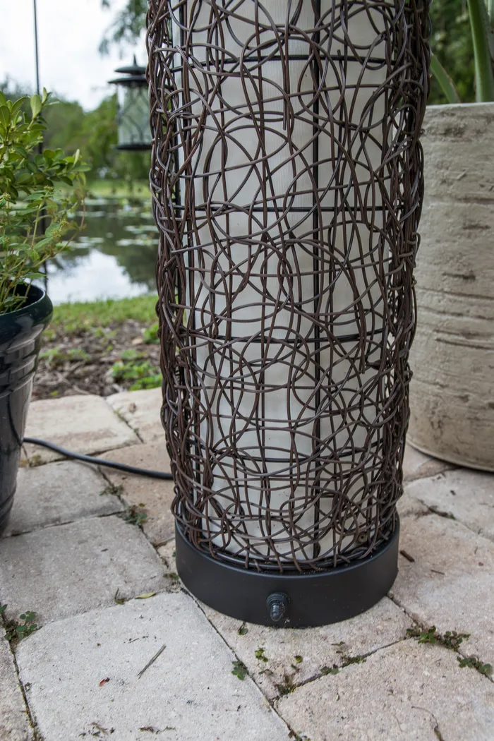 Wanchese Brown Outdoor Floor Lamp - Thumbnail - Image 6
