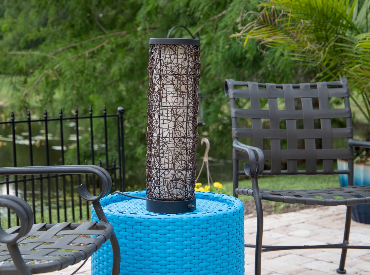 Wanchese Brown Outdoor Table Lamp - Thumbnail - Image 2