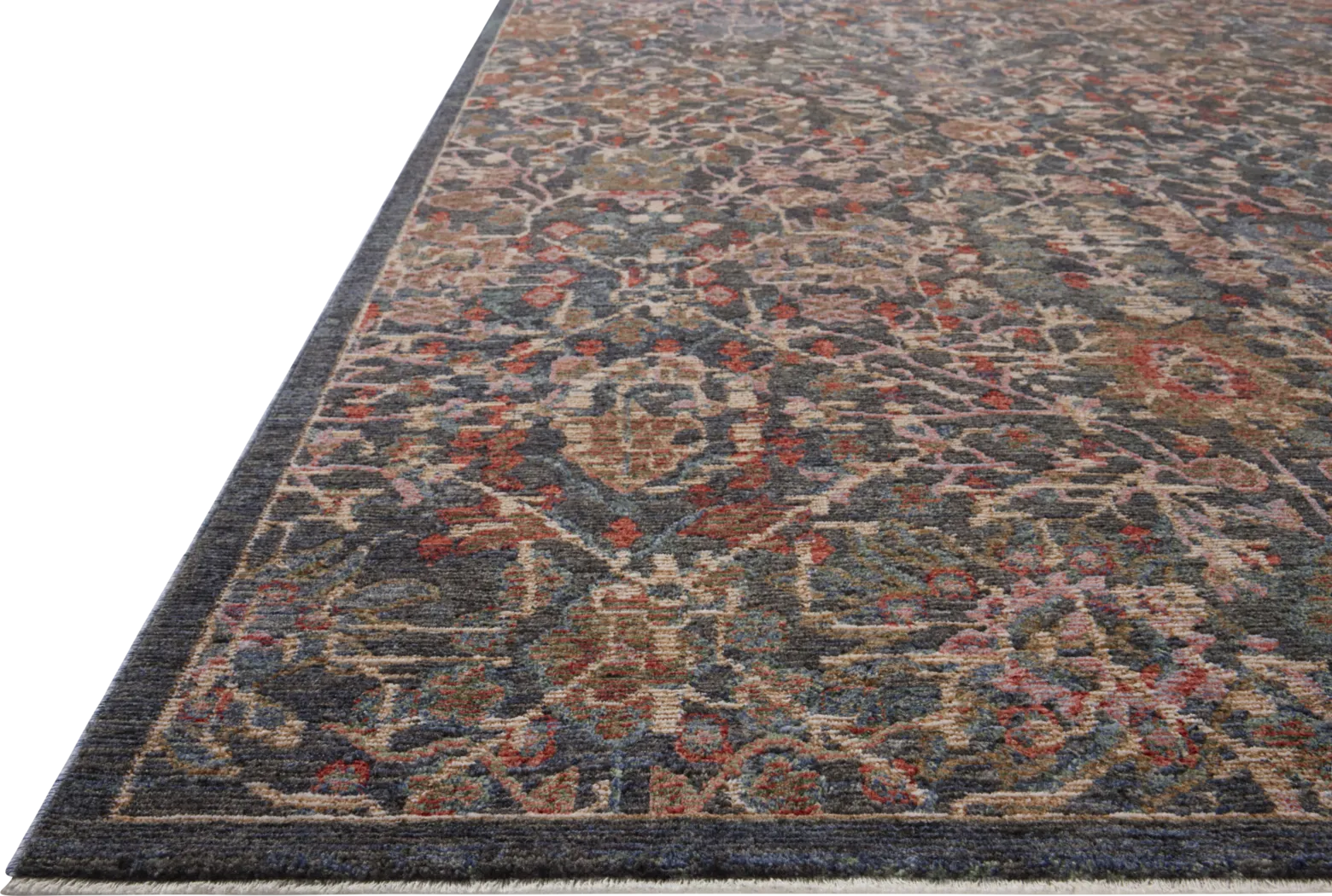 Wanderwell Blue Polyester Fabric Rug | Rooms to Go