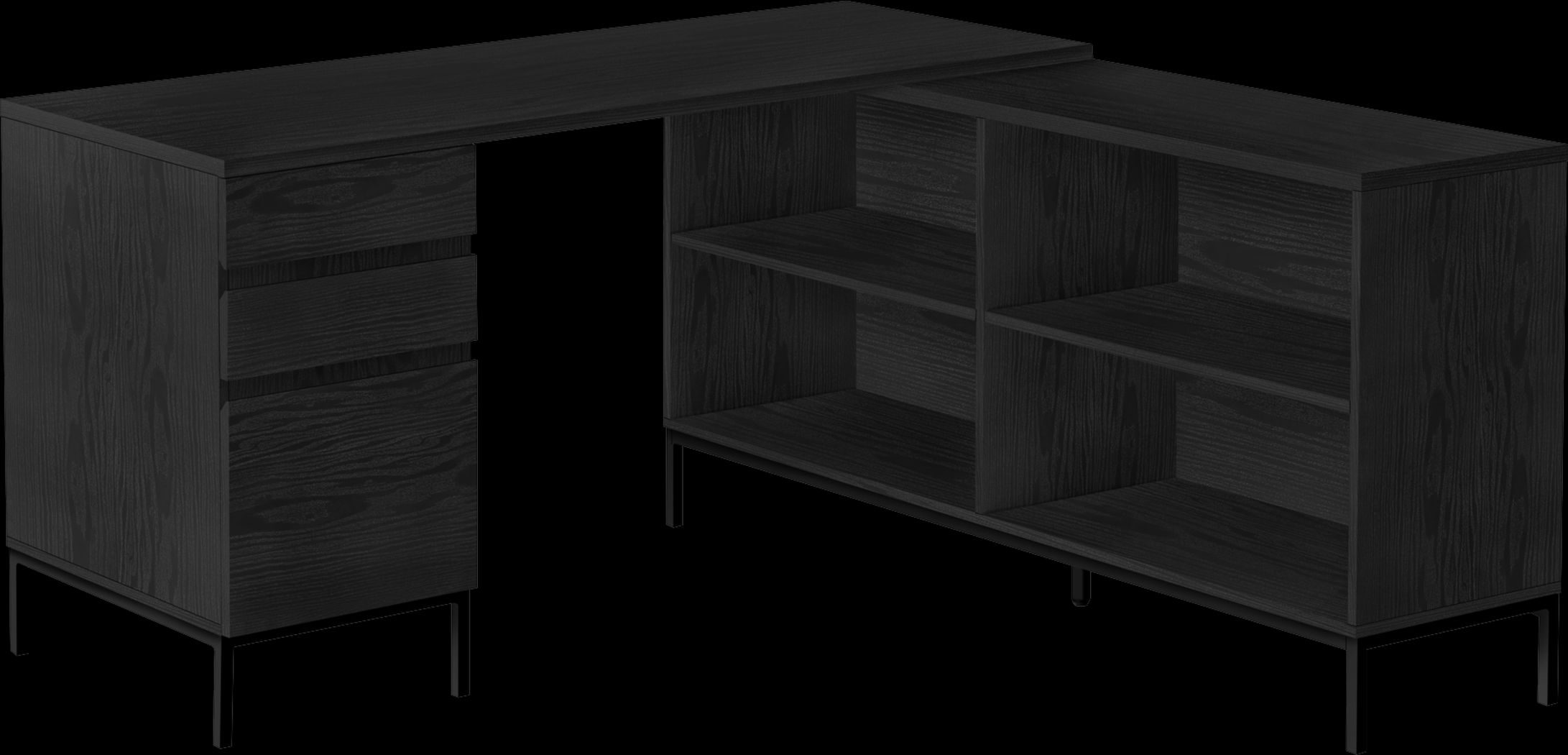 Wandsworth Black Desk - Thumbnail - Image 1