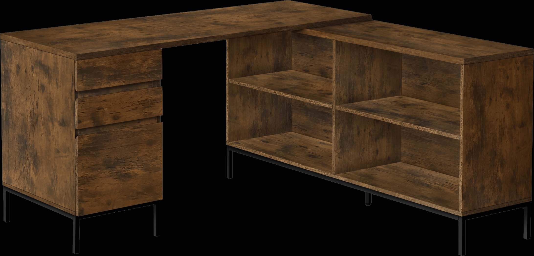 Wandsworth Brown Desk - Thumbnail - Image 1