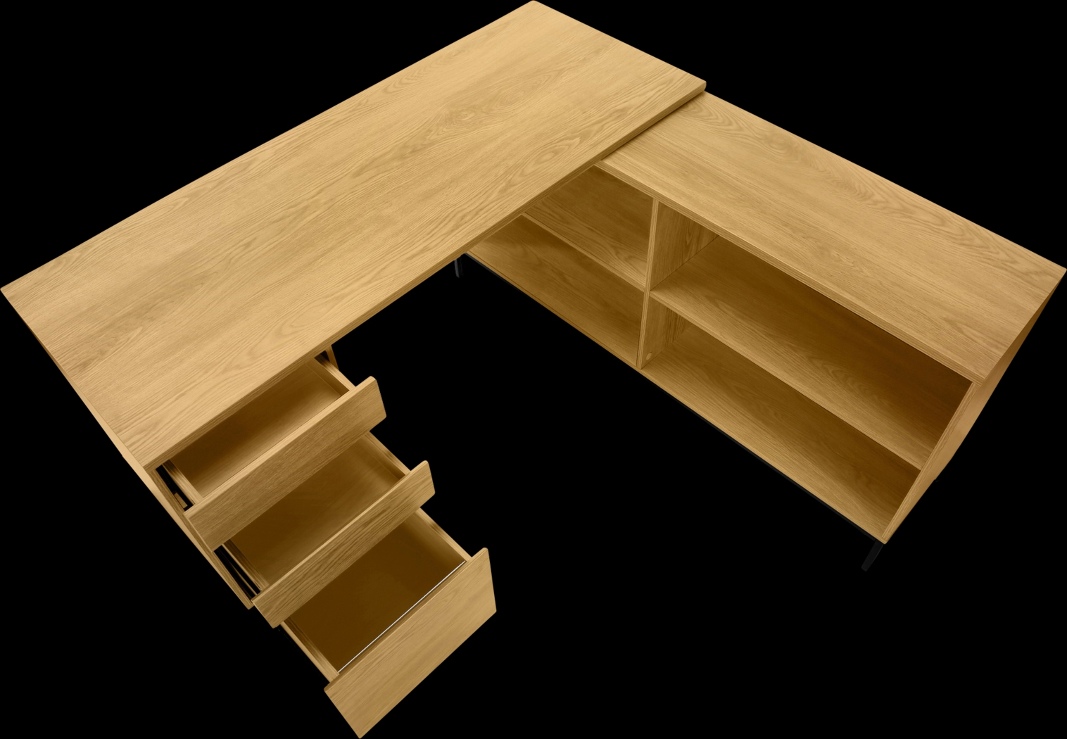 Wandsworth Oak Desk - Thumbnail - Image 6